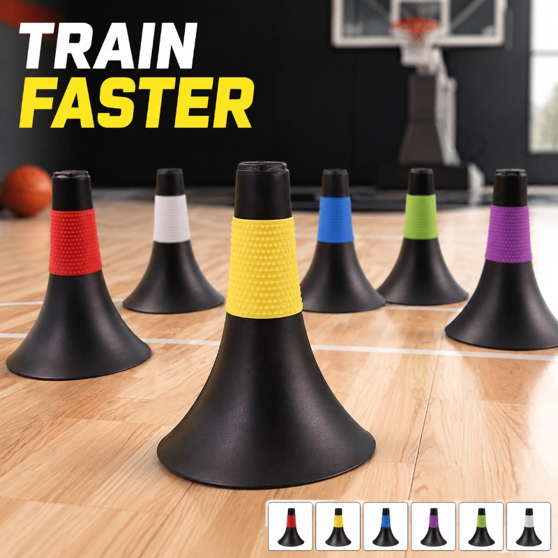 Court Marker Cone - 23cm Horn Marker Cone Basketball Training