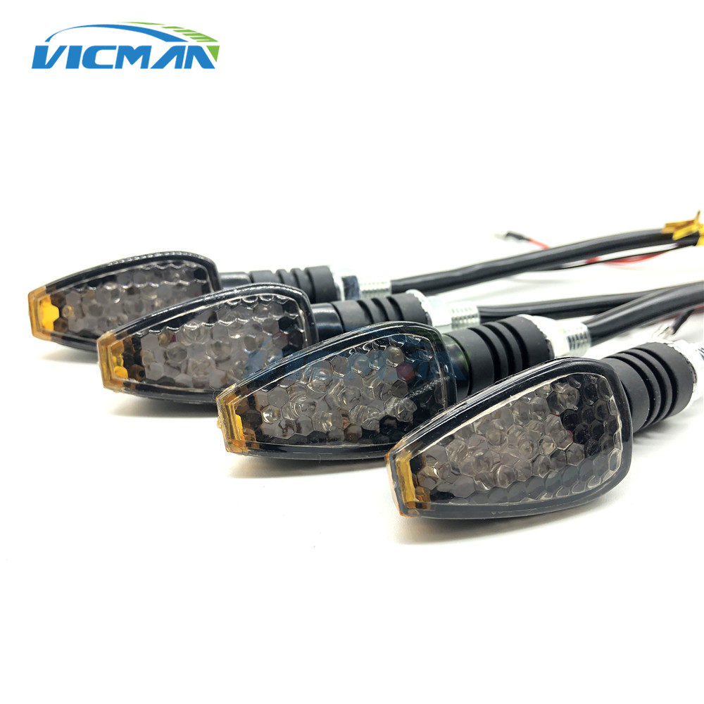 Badminton Flash - 4Pcs Motorcycle Universal LED Turn Signals