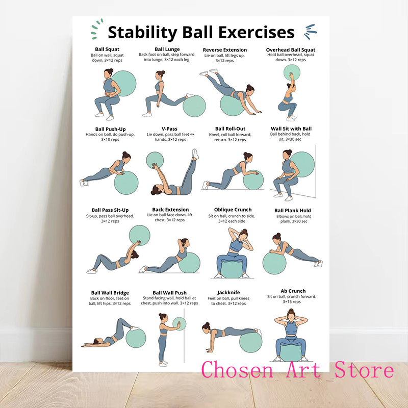 Fitness Exercise Schedule Post - огляд і ціна Badminton Poster