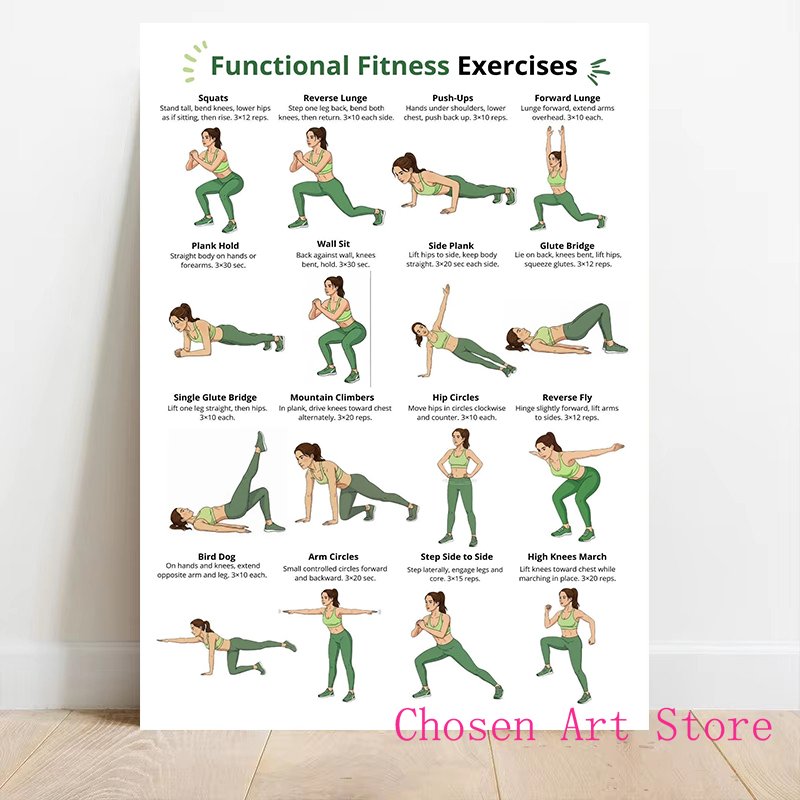 Fitness Exercise Schedule Post - огляд і ціна Badminton Poster