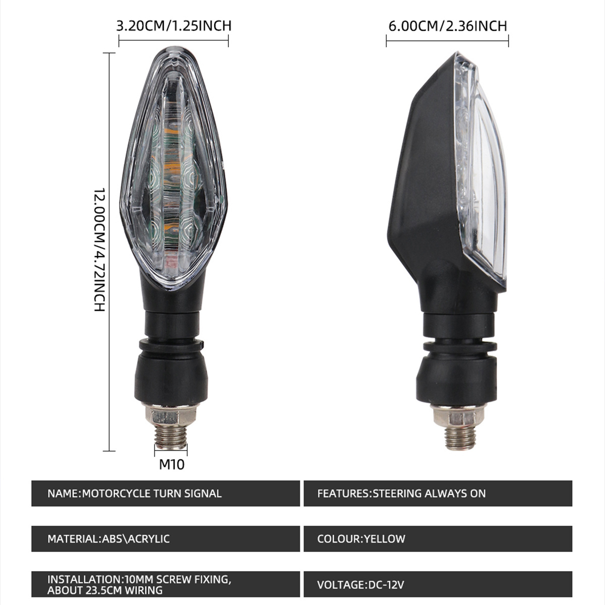2/4 Pcs Motorcycle Turn Signal - огляд і ціна Badminton Flash