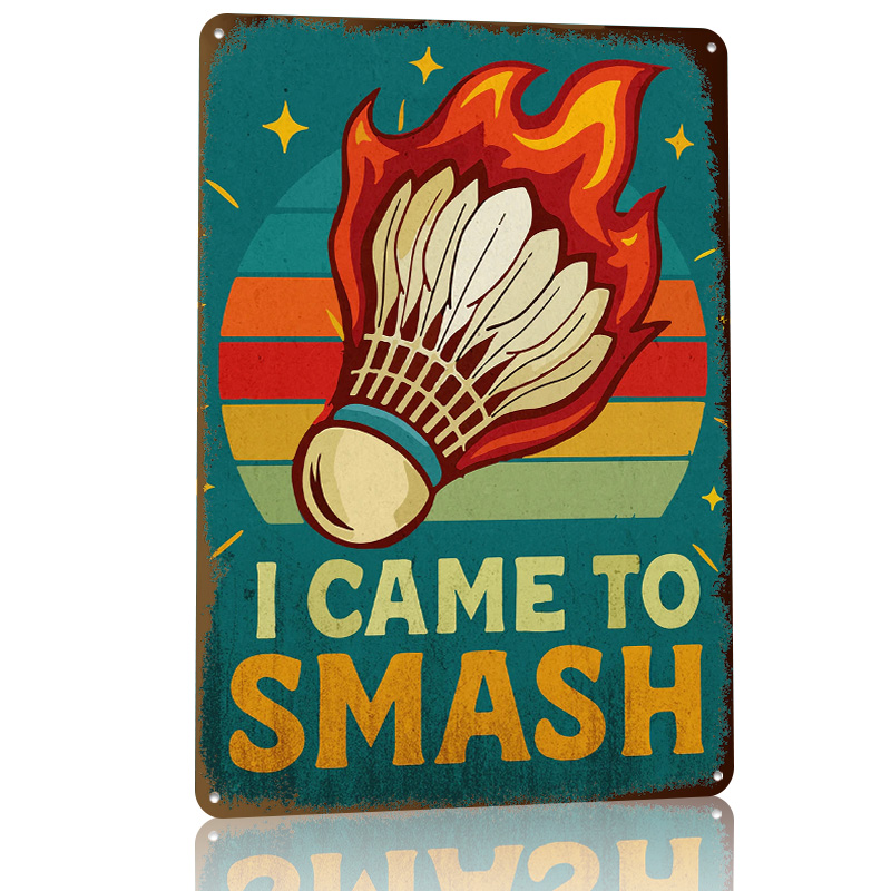 Vintage Funny Badminton Joke 3 - огляд і ціна Badminton Poster