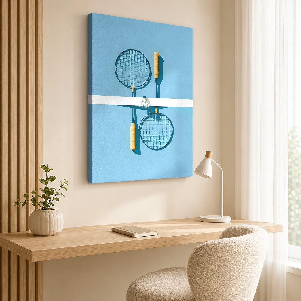 Badminton Rackets And Shuttlec - огляд і ціна Badminton Poster