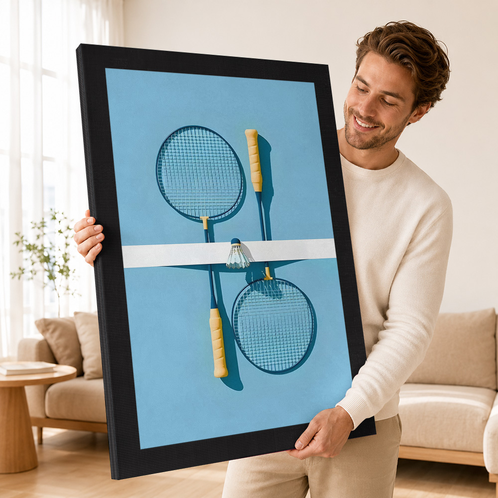 Badminton Rackets And Shuttlec - огляд і ціна Badminton Poster