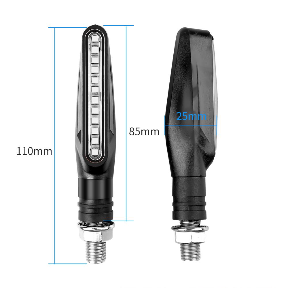 2PCS LED Motorcycle Turn Signa - огляд і ціна Badminton Flash