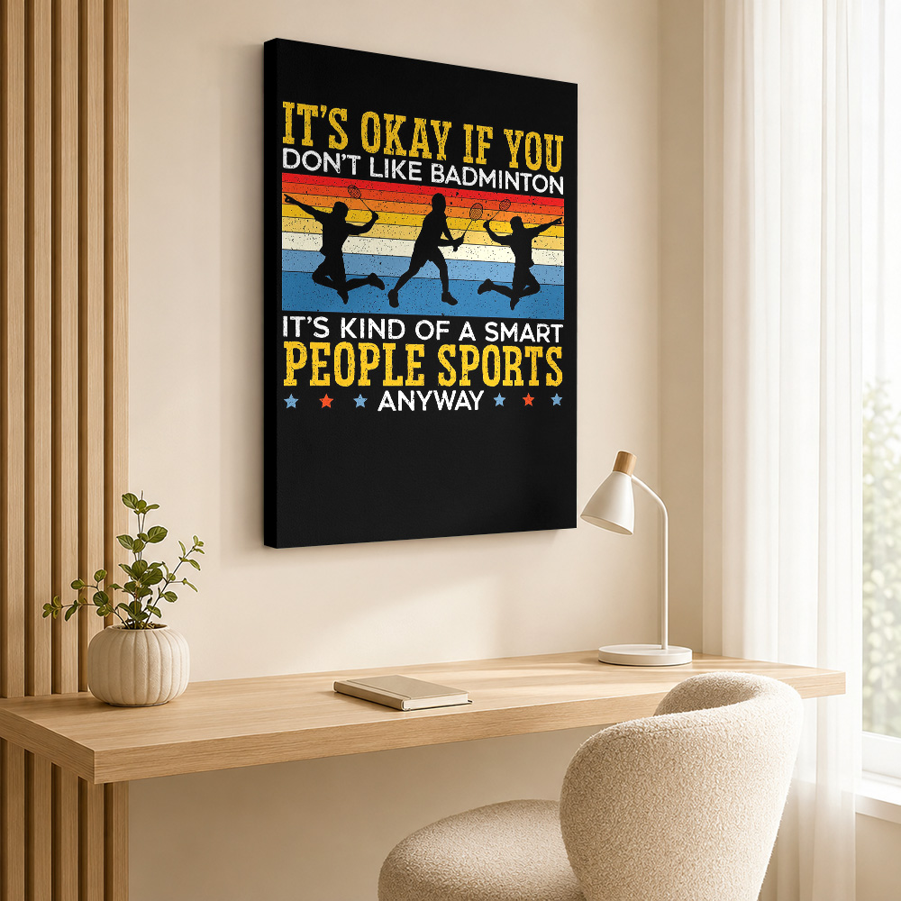 Badminton Player Canvas Poster - огляд і ціна Badminton Poster