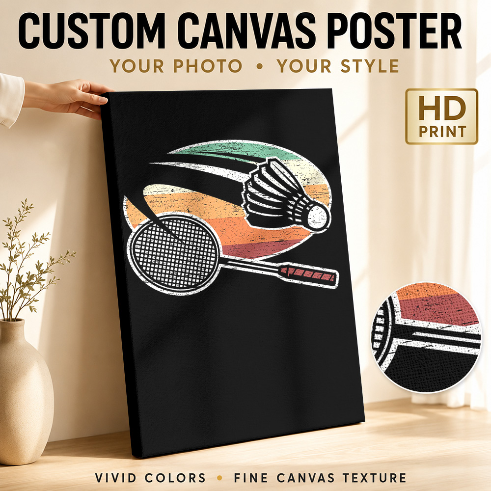 Badminton Canvas Painting Post - огляд і ціна Badminton Poster