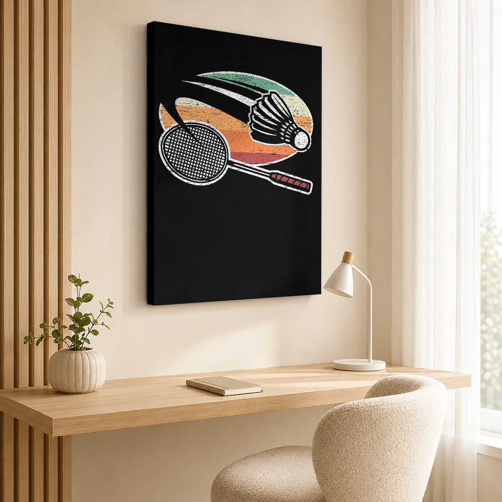Badminton Canvas Painting Post - огляд і ціна Badminton Poster