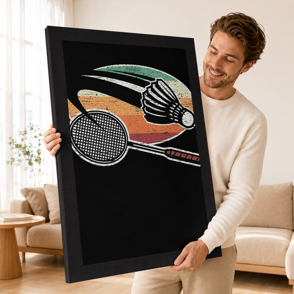 Badminton Canvas Painting Post - огляд і ціна Badminton Poster
