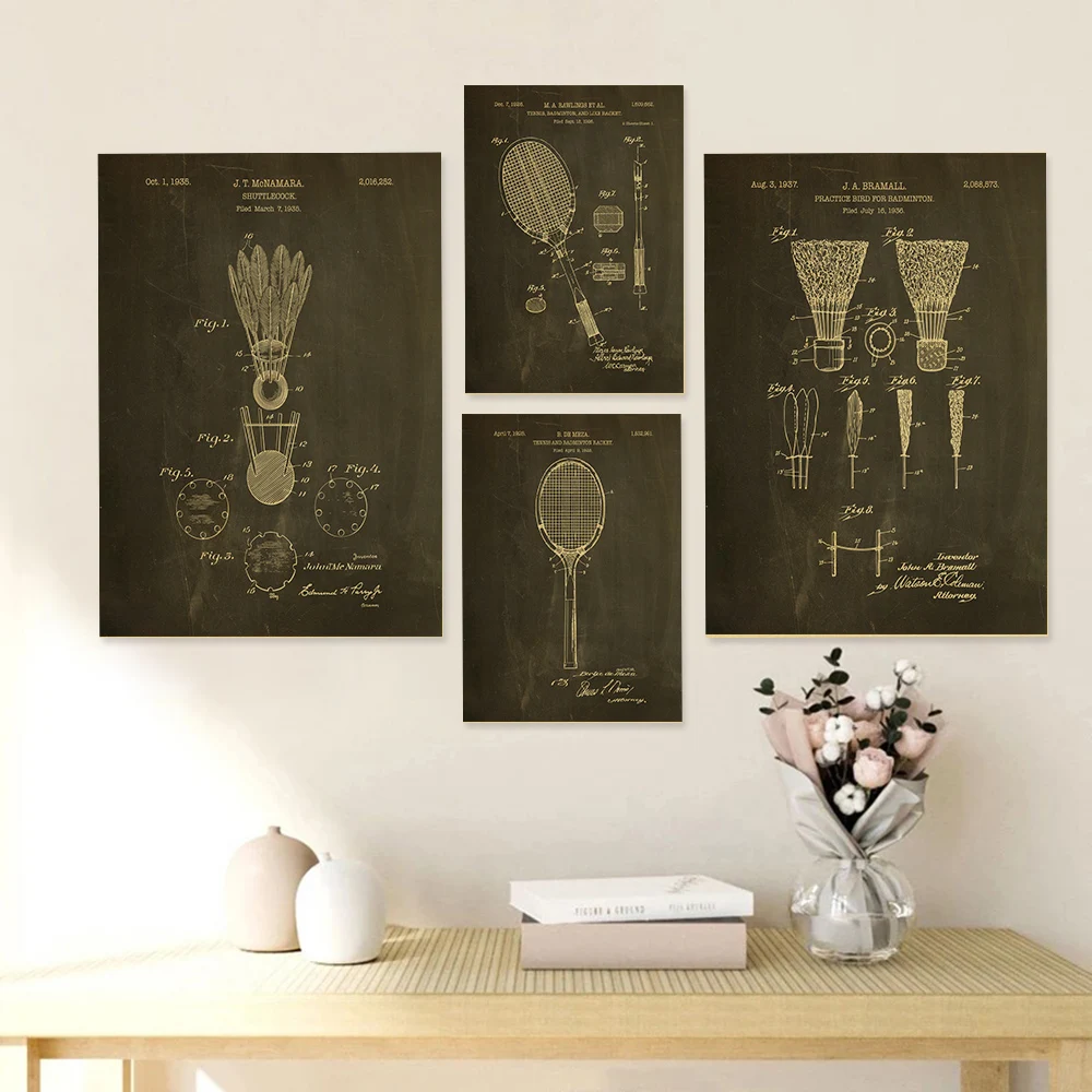 Badminton Structure Encycloped - огляд і ціна Badminton Poster
