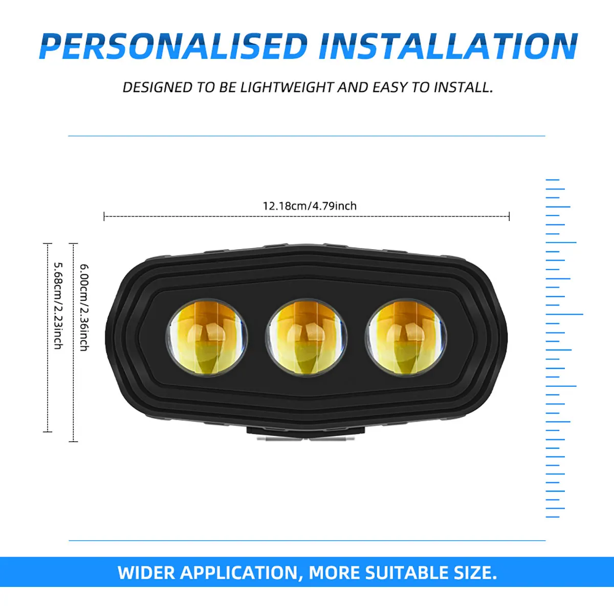 Lens 3LED Spotlight Motorcycle - огляд і ціна Badminton Flash