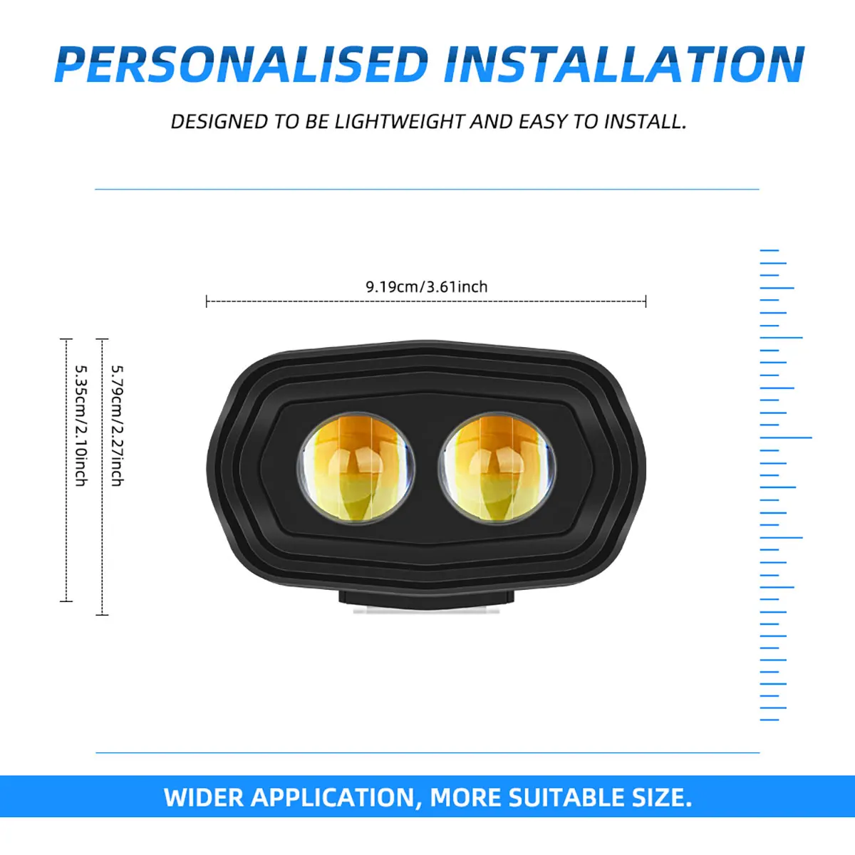 Lens 3LED Spotlight Motorcycle - огляд і ціна Badminton Flash