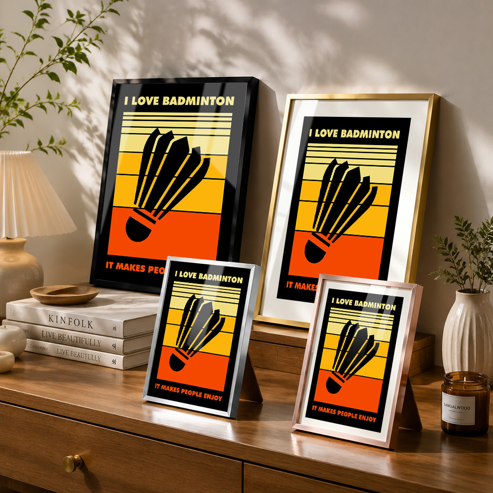 Badminton Metal Poster With Al - огляд і ціна Badminton Poster